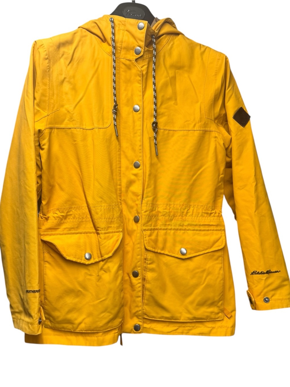 Eddie Bauer Bright Yellow Hooded Kids' Raincoat